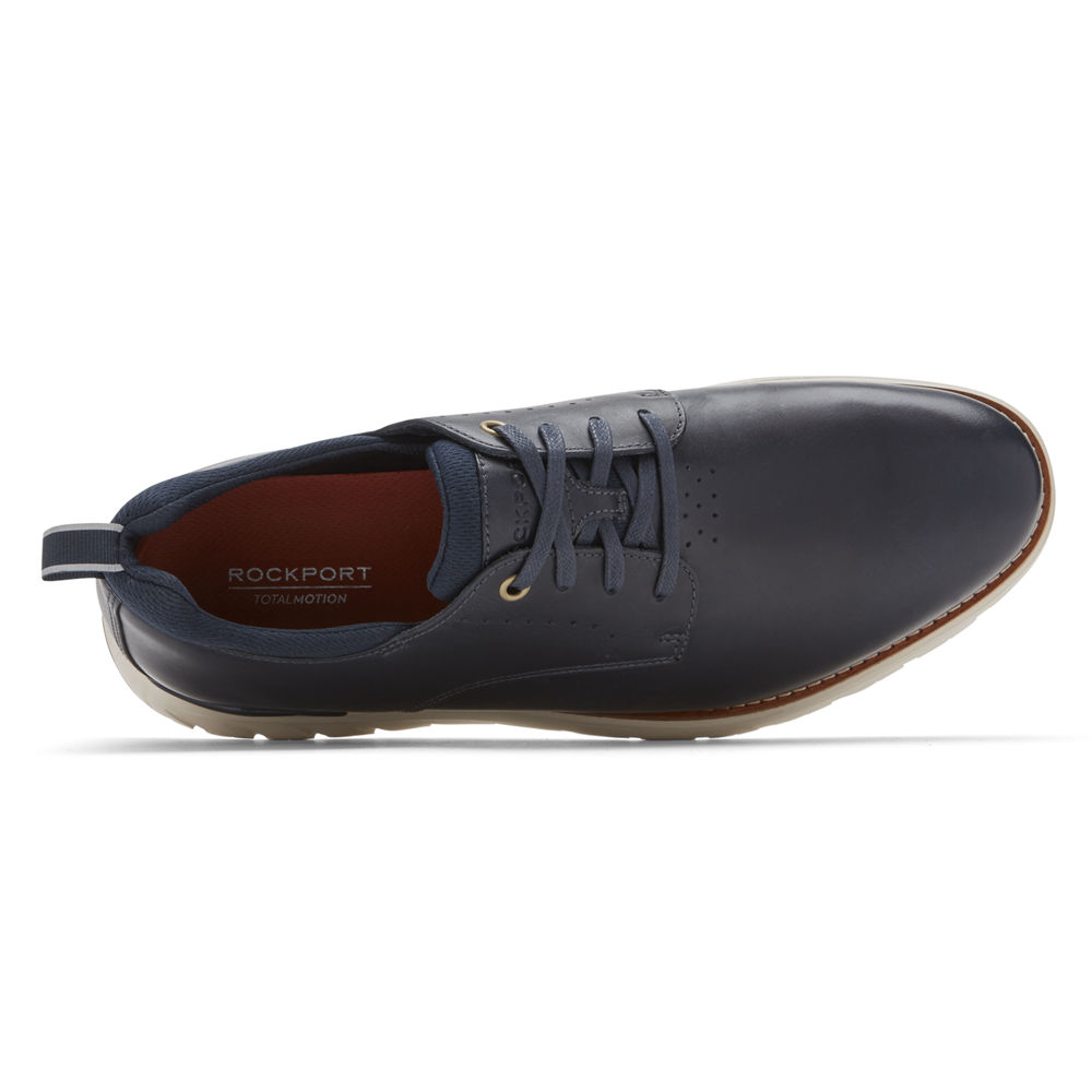 Rockport Oxfords Herre Blå - Total Motion Sport Plain Toe - NFAB62137